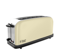 Cream Long Slot Toaster
