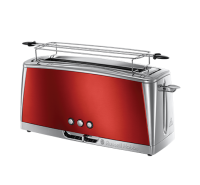 Luna Toaster 2 Slice Long Slot Red