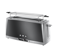Luna Toaster 2 Slice Long Slot Grey